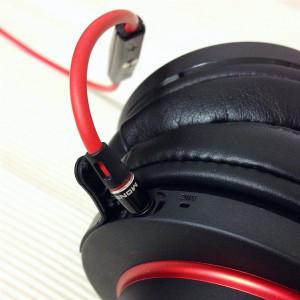 подключение Sony MDR-1RBT через аудиокабель