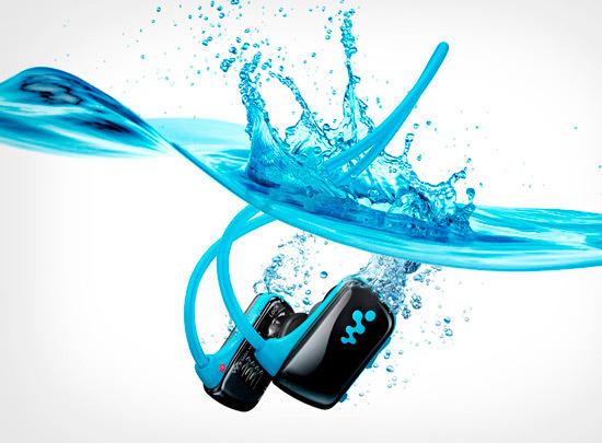 the wearable waterproof walkman w273 mp3 player from sony