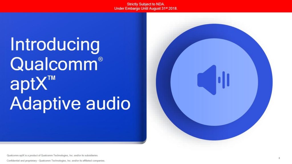 qualcomm aptx adaptive