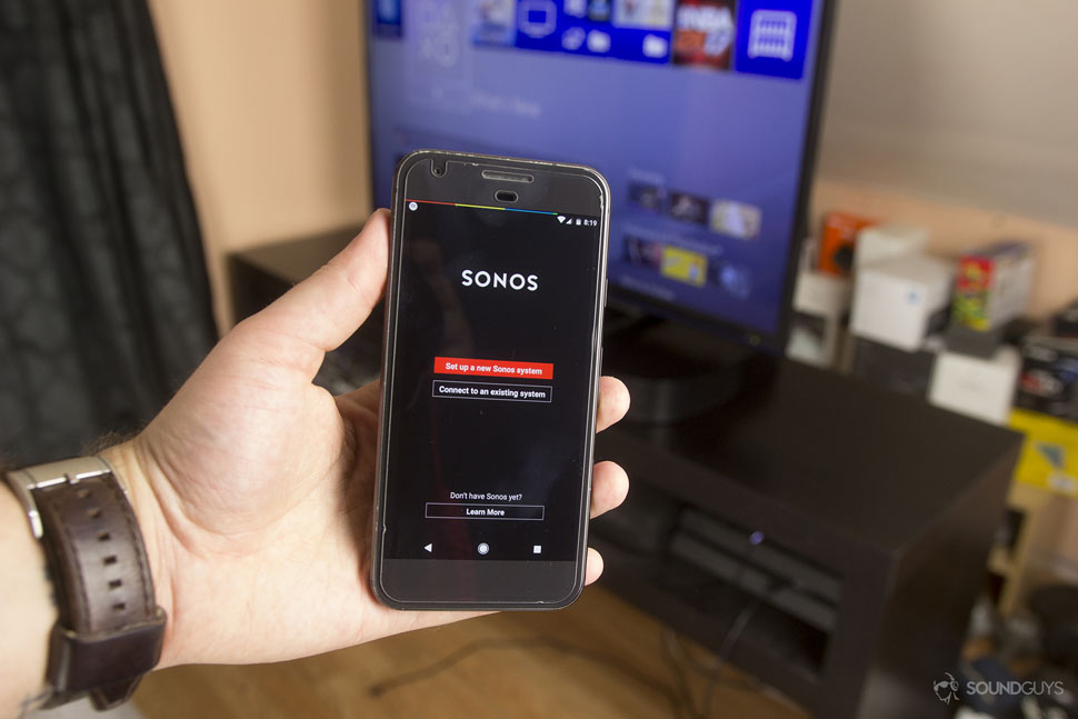 Вся настройка системы Sonos происходит при помощи мобильного приложения