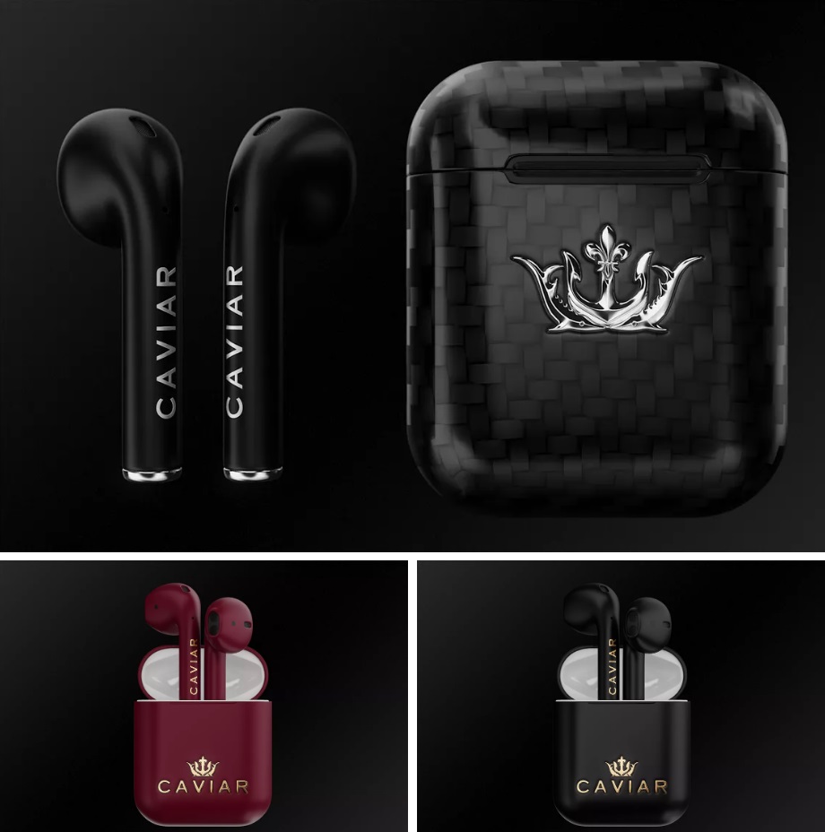 Модификация наушников AirPods от Caviar